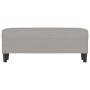 Banco de tela gris claro 100x35x41 cm | Foro24.es | Tu tienda online para hogar, jardín y más Foro24.es