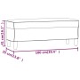 Banco de tela gris claro 100x35x41 cm | Foro24.es | Tu tienda online para hogar, jardín y más Foro24.es