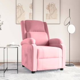 Sillón reclinable de terciopelo rosa von , Sessel - Ref: Foro24-342403, Preis: 184,27 €, Rabatt: %