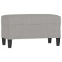 Banco de tela gris claro 70x35x41 cm | Foro24.es | Tu tienda online para hogar, jardín y más Foro24.es