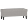 Banco de tela gris claro 100x35x41 cm | Foro24.es | Tu tienda online para hogar, jardín y más Foro24.es