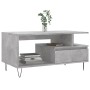 Mesa de centro madera contrachapada gris hormigón 90x49x45 cm by , Coffee table - Ref: Foro24-831024, Price: 74,44 €, Discoun...