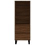 Aparador alto madera contrachapada roble marrón 40x36x110 cm | Foro24.es | Tu tienda online para hogar, jardín y más Foro24.es