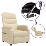 Sillón de masaje eléctrico tela color crema von , Elektrische Massagesessel - Ref: Foro24-3073703, Preis: 278,25 €, Rabatt: %