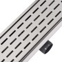 Desagüe de ducha lineal acero inoxidable 930x140 mm by , Drains - Ref: Foro24-142181, Price: 56,70 €, Discount: %
