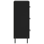 Aparador de madera contrachapada negro 34,5x34x90 cm de , Aparadores - Ref: Foro24-828613, Precio: 94,67 €