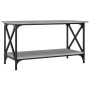 Mesa de centro madera y hierro gris Sonoma 80x45x45 cm by , Coffee table - Ref: Foro24-823325, Price: 42,00 €, Discount: %