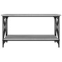 Mesa de centro madera y hierro gris Sonoma 80x45x45 cm by , Coffee table - Ref: Foro24-823325, Price: 42,00 €, Discount: %