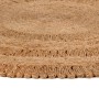 Alfombra de área trenzada a mano redonda yute 120 cm von , Teppiche - Ref: Foro24-344950, Preis: 60,83 €, Rabatt: -5%%