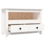 Mueble para TV de madera maciza de pino blanco 79x35x52 cm von , TV-Möbel - Ref: Foro24-821498, Preis: 97,89 €, Rabatt: %