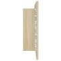 Armario espejo de baño LED acrílico roble Sonoma 100x12x45 cm von , Badezimmerwaschtische - Ref: Foro24-804983, Preis: 60,05 ...