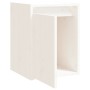 Armario de pared de madera maciza de pino blanco 30x30x40 cm by , Shelves and shelves - Ref: Foro24-813477, Price: 38,47 €, D...