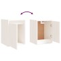 Armario de pared de madera maciza de pino blanco 30x30x40 cm by , Shelves and shelves - Ref: Foro24-813477, Price: 38,47 €, D...