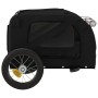 Remolque de bicicleta mascotas hierro tela Oxford negro by , pet strollers - Ref: Foro24-93870, Price: 94,34 €, Discount: %