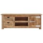 Mueble para TV de madera maciza de mango rugosa 110x30x40 cm von , TV-Möbel - Ref: Foro24-328307, Preis: 168,24 €, Rabatt: -5%%