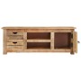 Mueble para TV de madera maciza de mango rugosa 110x30x40 cm von , TV-Möbel - Ref: Foro24-328307, Preis: 168,24 €, Rabatt: -5%%
