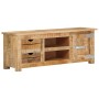Mueble para TV de madera maciza de mango rugosa 110x30x40 cm von , TV-Möbel - Ref: Foro24-328307, Preis: 168,24 €, Rabatt: -5%%