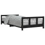Estructura de cama para niños madera de pino negro 90x200 cm von , Kinderbetten und Betten für Kinder - Ref: Foro24-834425, P...
