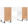 Escritorio madera de ingeniería blanco 140x50x75 cm | Foro24.es | Tu tienda online para hogar, jardín y más Foro24.es