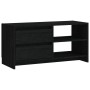 Massiver TV-Schrank aus schwarzem Kiefernholz, 80 x 31 x 39 cm von vidaXL, TV-Möbel - Ref: Foro24-809898, Preis: 70,19 €, Rab...