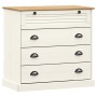 Cómoda VIGO madera maciza pino blanco 80x40x76 cm by , Drawers - Ref: Foro24-353161, Price: 198,34 €, Discount: %