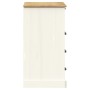 Cómoda VIGO madera maciza pino blanco 80x40x76 cm by , Drawers - Ref: Foro24-353161, Price: 198,34 €, Discount: %