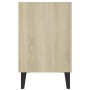 Mueble de TV con patas metal color roble Sonoma 103,5x30x50 cm | Foro24.es | Tu tienda online para hogar, jardín y más Foro24.es