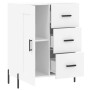 Aparador de madera de ingeniería blanco 69,5x34x90 cm de , Aparadores - Ref: Foro24-830268, Precio: 87,07 €