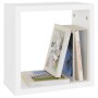 Estantes cubo de pared 4 unidades blanco 30x15x30 cm von , Regale und Regale - Ref: Foro24-806999, Preis: 42,22 €, Rabatt: %