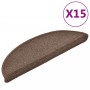 Alfombrillas de escalera 15 unidades marrón café 56x17x3 cm by , Stair mats - Ref: Foro24-133880, Price: 67,82 €, Discount: %
