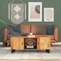 Mesa de centro madera maciza acacia y contrachapada 100x54x40cm by , Coffee table - Ref: Foro24-351951, Price: 117,70 €, Disc...