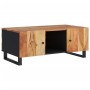 Mesa de centro madera maciza acacia y contrachapada 100x54x40cm by , Coffee table - Ref: Foro24-351951, Price: 117,70 €, Disc...