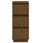 Aparador de madera maciza de pino marrón miel 32x34x75 cm by , Sideboards - Ref: Foro24-813371, Price: 62,76 €, Discount: %