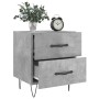 Mesita noche 2 uds madera ingeniería gris hormigón 40x35x47,5cm by , Nightstands - Ref: Foro24-827301, Price: 58,38 €, Discou...