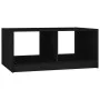 Black solid pine wood coffee table 75x50x33.5 cm by vidaXL, Coffee table - Ref: Foro24-809910, Price: 49,62 €, Discount: %
