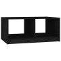 Mesa de centro de madera maciza de pino negra 75x50x33,5 cm de vidaXL, Mesas de centro - Ref: Foro24-809910, Precio: 50,22 €,...