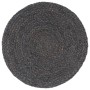 Manteles individuales redondos 6 uds yute gris oscuro liso 38cm de , Manteles individuales - Ref: Foro24-133837, Precio: 34,1...