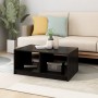 Mesa de centro de madera maciza de pino negra 75x50x33,5 cm de vidaXL, Mesas de centro - Ref: Foro24-809910, Precio: 50,22 €,...