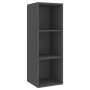 Mueble de pared para TV madera contrachapada gris 37x37x107 cm by , TV Furniture - Ref: Foro24-805482, Price: 50,63 €, Discou...