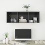 Mueble de pared para TV madera contrachapada gris 37x37x107 cm by , TV Furniture - Ref: Foro24-805482, Price: 50,63 €, Discou...