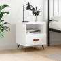 Mesita de noche madera de ingeniería blanco brillo 40x35x47,5cm by , Nightstands - Ref: Foro24-827376, Price: 37,27 €, Discou...