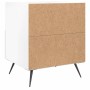 Mesita de noche madera de ingeniería blanco brillo 40x35x47,5cm by , Nightstands - Ref: Foro24-827376, Price: 37,27 €, Discou...