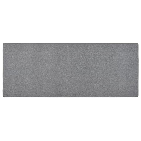 Alfombra de pasillo gris oscuro 80x200 cm