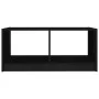 Black solid pine wood coffee table 75x50x33.5 cm by vidaXL, Coffee table - Ref: Foro24-809910, Price: 49,62 €, Discount: %