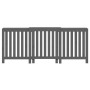 Cubierta de radiador madera maciza de pino gris 210x21x85 cm by , Accessories for heating radiators - Ref: Foro24-822588, Pri...