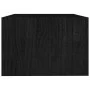 Black solid pine wood coffee table 75x50x33.5 cm by vidaXL, Coffee table - Ref: Foro24-809910, Price: 49,62 €, Discount: %