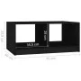 Black solid pine wood coffee table 75x50x33.5 cm by vidaXL, Coffee table - Ref: Foro24-809910, Price: 49,62 €, Discount: %