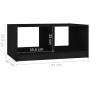 Mesa de centro de madera maciza de pino negra 75x50x33,5 cm de vidaXL, Mesas de centro - Ref: Foro24-809910, Precio: 50,22 €,...