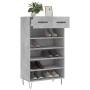 Zapatero madera de ingeniería gris hormigón 60x35x105 cm | Foro24.es | Tu tienda online para hogar, jardín y más Foro24.es