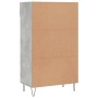 Zapatero madera de ingeniería gris hormigón 60x35x105 cm | Foro24.es | Tu tienda online para hogar, jardín y más Foro24.es